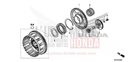 EMBRAYAGE DE DEMARRAGE CBR1000STN de 2022